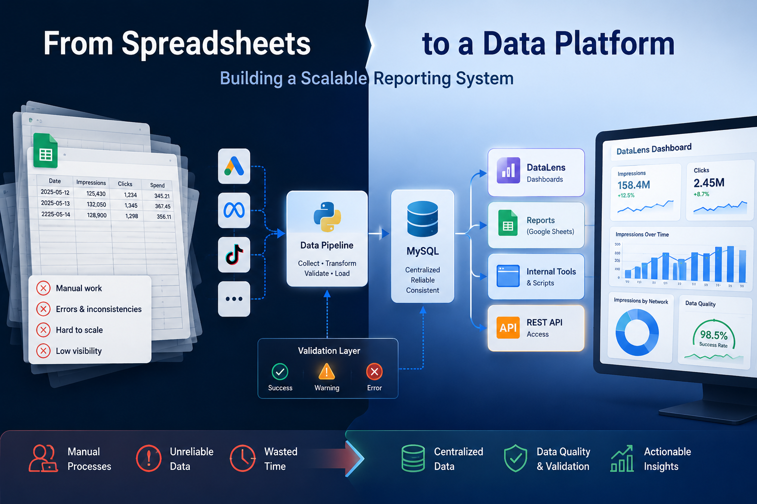 From Spreadsheets to a Data Platform